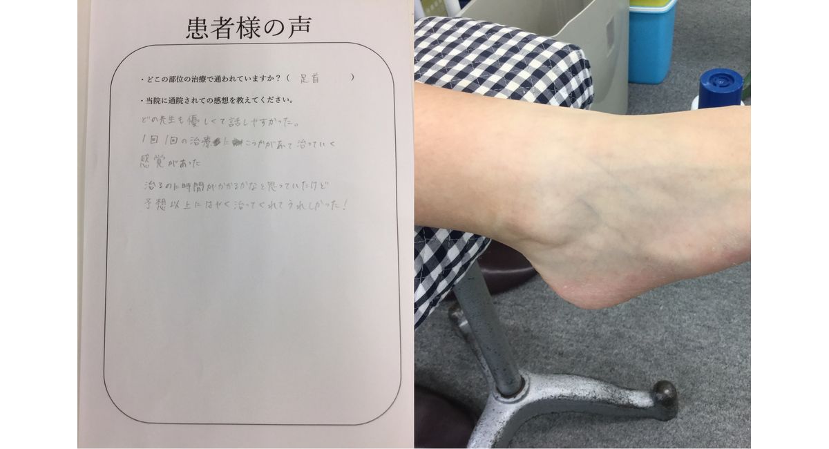 河野 足首